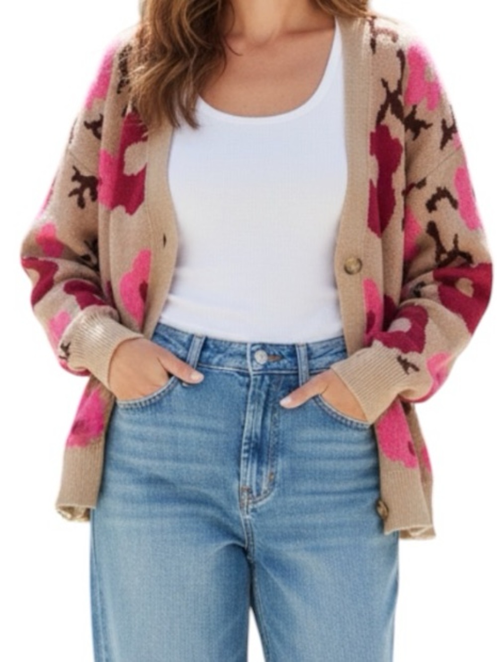 **NWT** entro “Grandpa” Style Cardigan